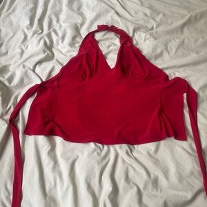 Red Halter Top